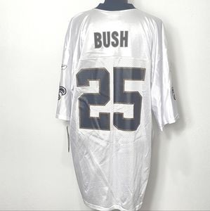 Saints Bush Reebok NFL Team Apparel Jersey